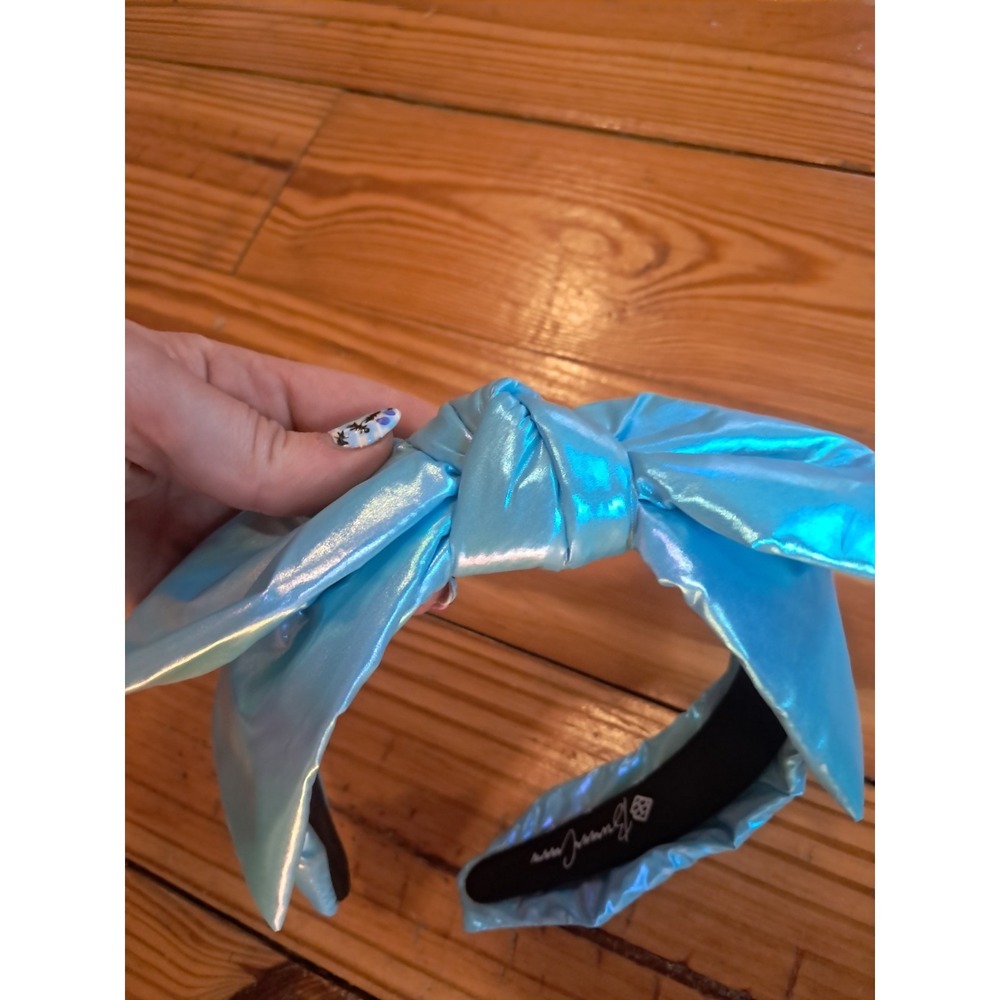 Brianna Cannon Blue Bow 4th Of July Headband Baby Blue 5f